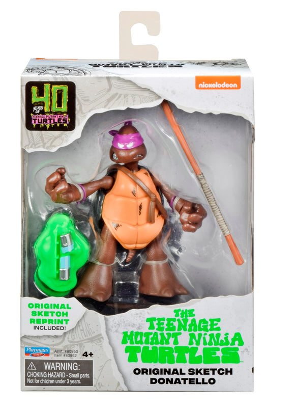 Teenage Mutant Ninja Turtles TMNT 40th Anniversary Original Sketch 4-Pack Bundle