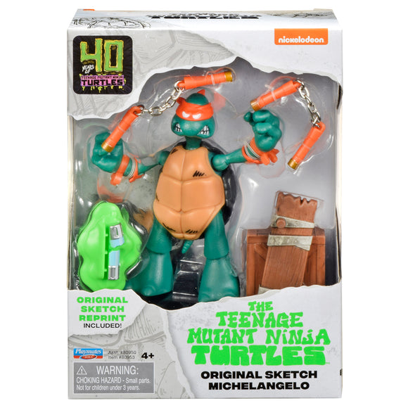 Teenage Mutant Ninja Turtles TMNT 40th Anniversary Original Sketch Michelangelo