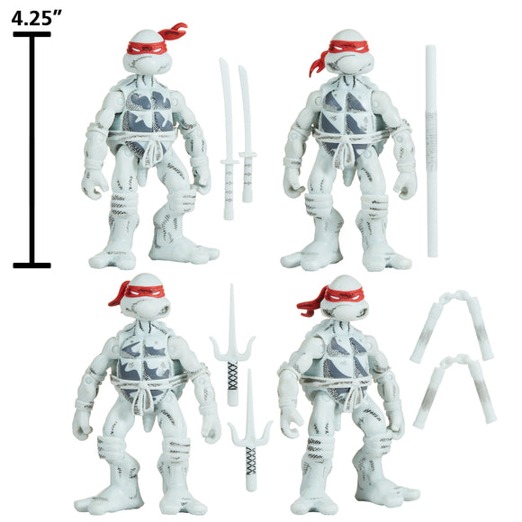 Teenage Mutant Ninja Turtles TMNT 40th Anniversary B/W Comic Book 4-Pack Bundle