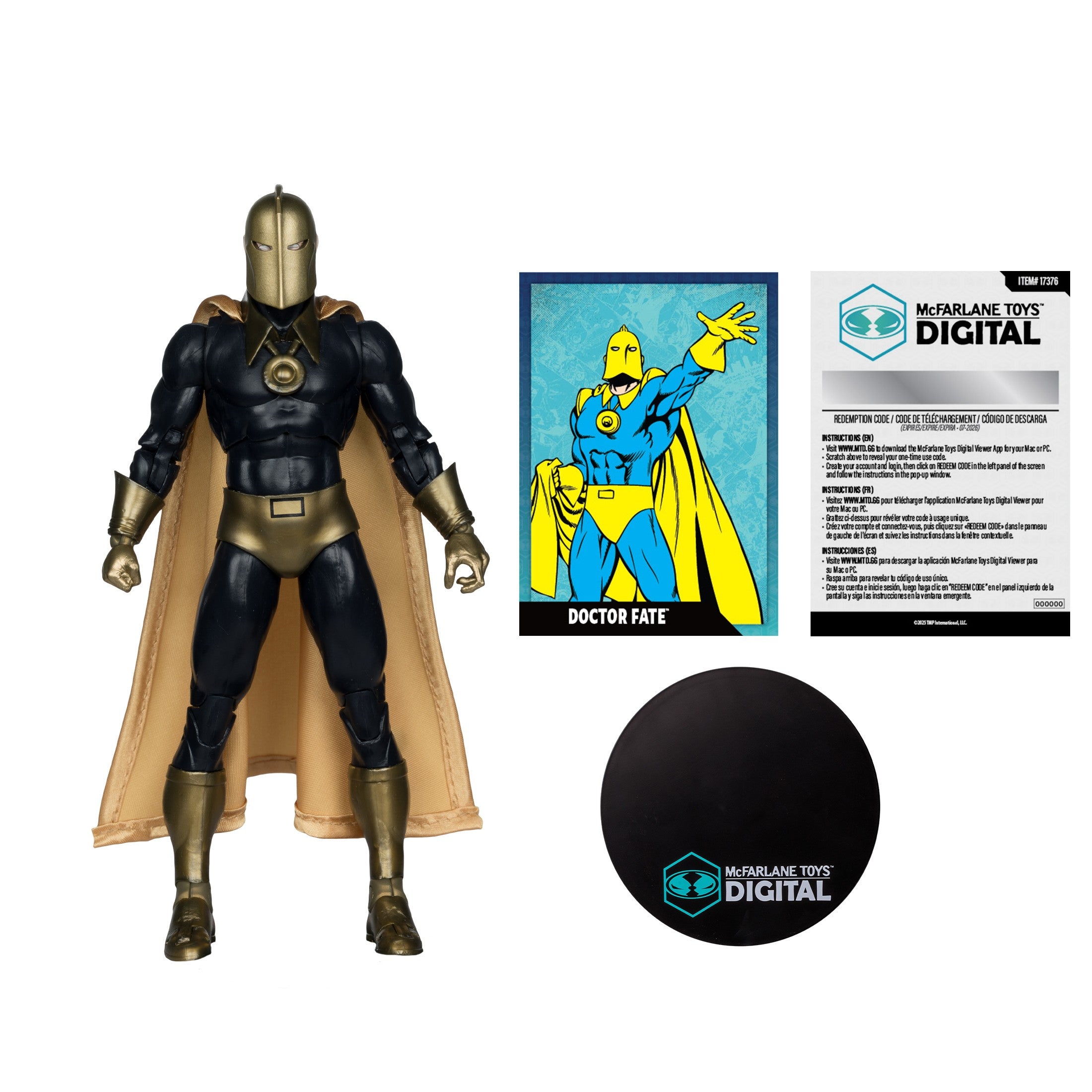 DC Multiverse Doctor Fate Silver Age PLATINUM- McFarlane DC Direct