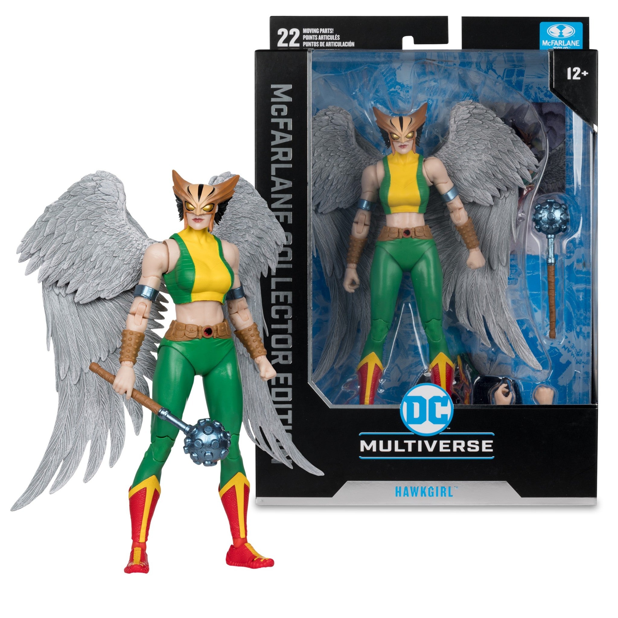 McFarlane DC Multiverse Hawkgirl Figure Collector 36 Platinum Chase USA IN HAND