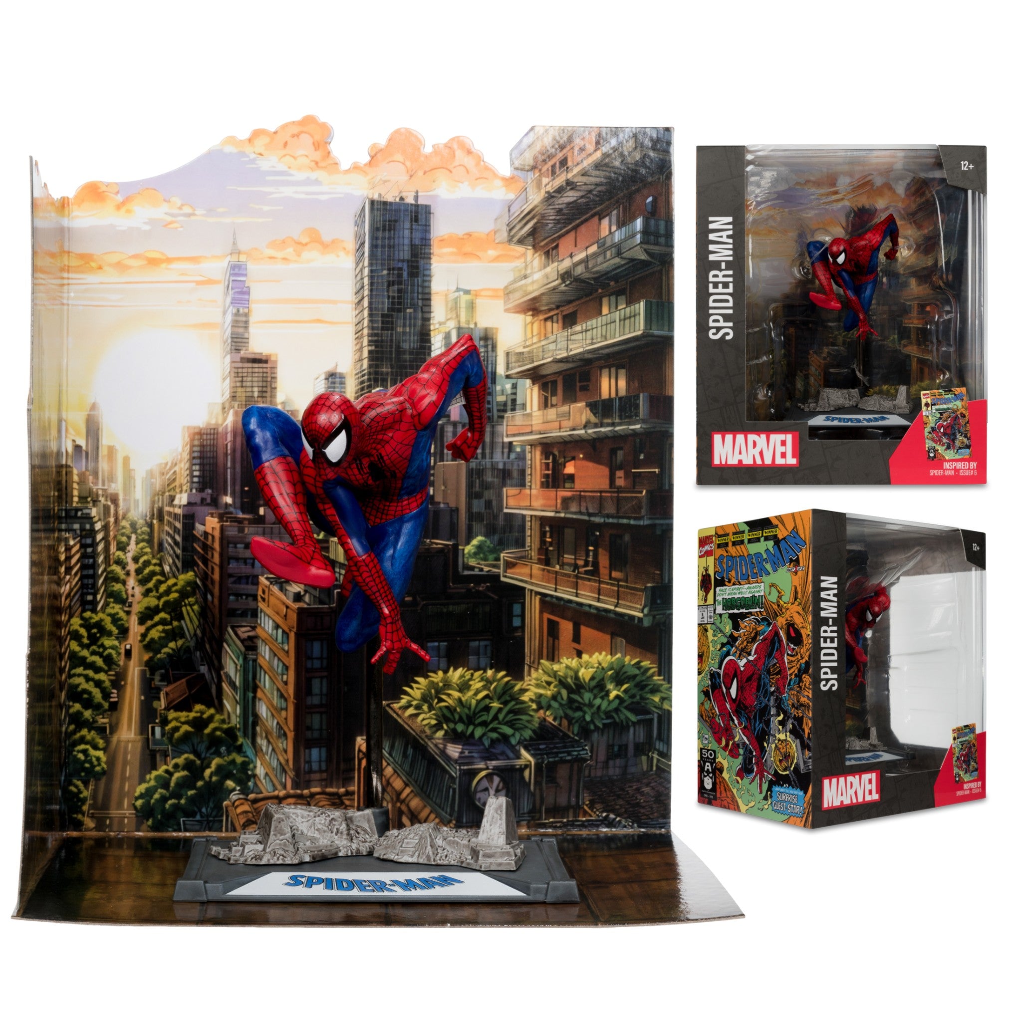 Marvel Spider-Man 1:10 Scale Spider-Man #6 Cover By Todd McFarlane