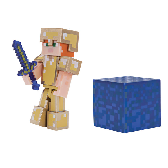 Minecraft Core Alex in Golden Armor - Series 4