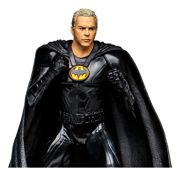 DC Multiverse Flash Movie 12" Batman Michael Keaton Unmasked Statue - McFarlane