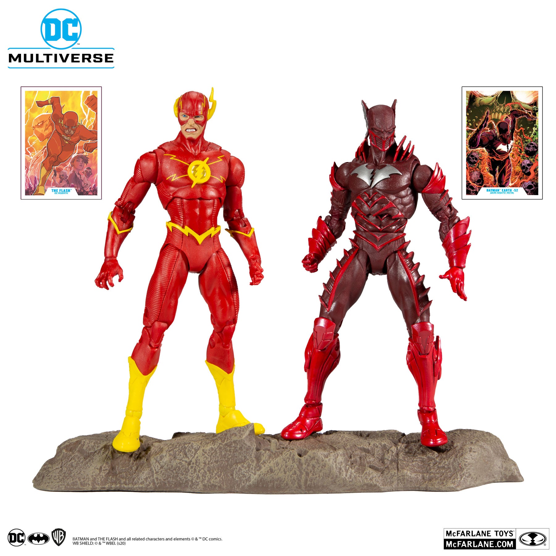 McFarlane Toys DC Multiverse The Flash & Batman Earth-52 Red Death - 2-Pack McFarlane Toys DC Multiverse The Flash & Batman Earth-52 Red Death - 2-Pack