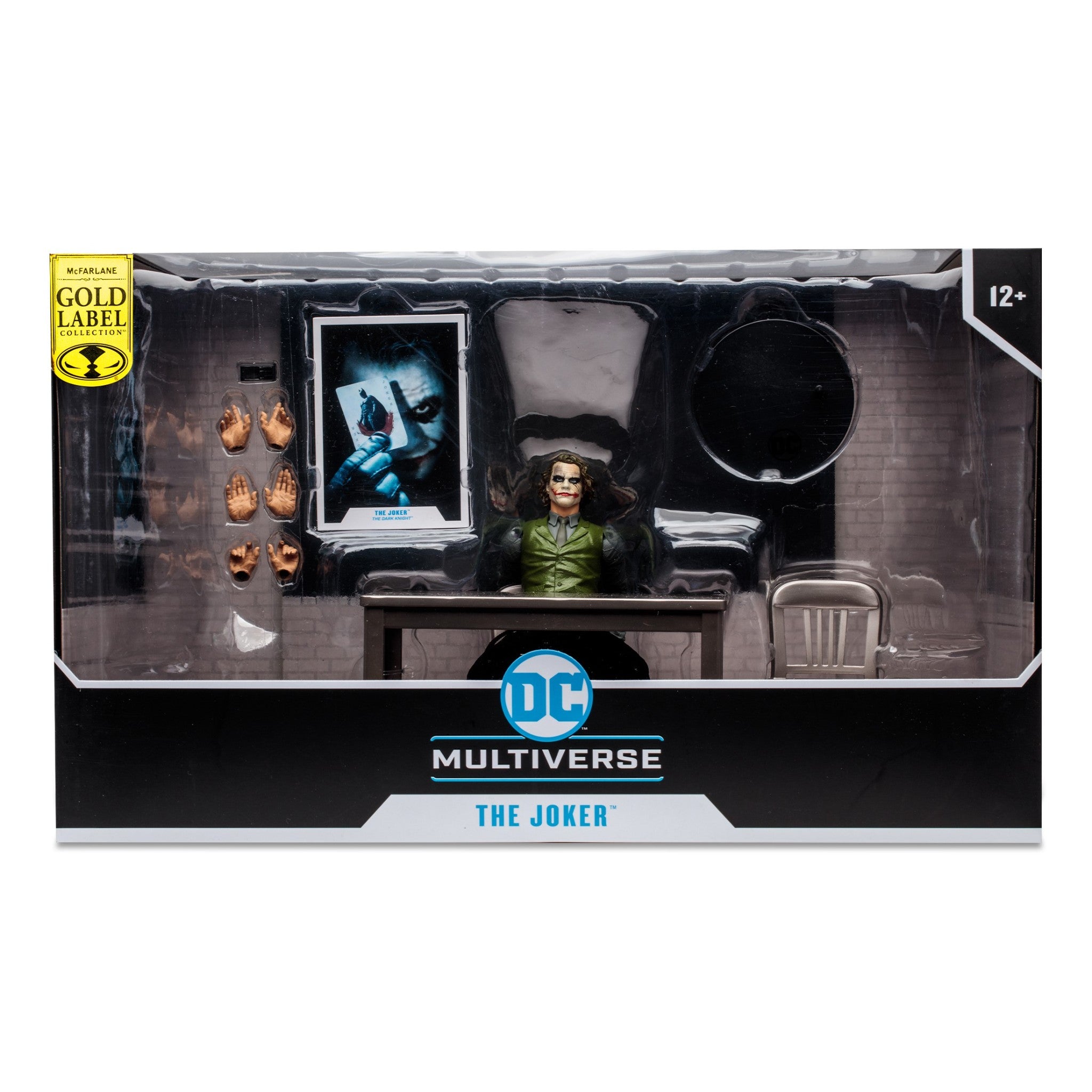DC Multiverse Dark Knight Joker Interrogation Room Gold Label