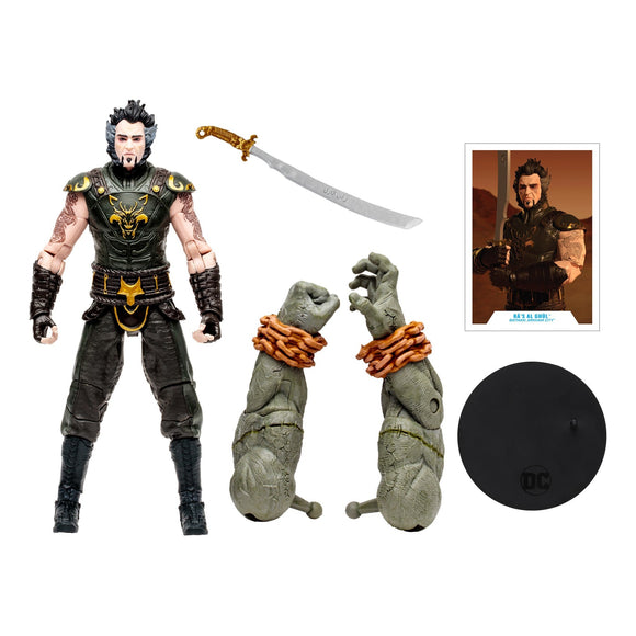 DC Multiverse Arkham City Ra's Al Ghul BAF Solomon Grundy - McFarlane Toys
