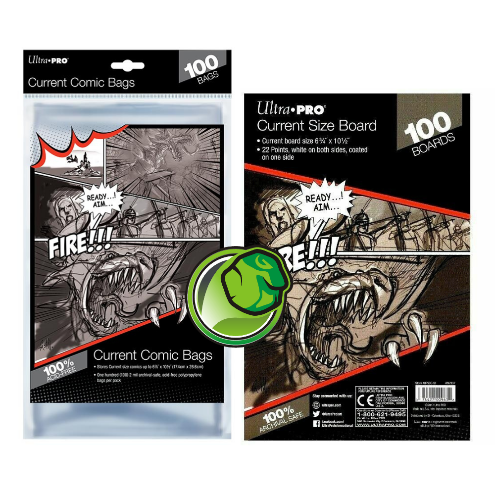 Ultra Pro - 100 Buste Trasparenti Richiudibili Per Fumetti Formato Silver Size, Acid-free, 2mil, Con Chiusura Da 5,1 Cm - 3
