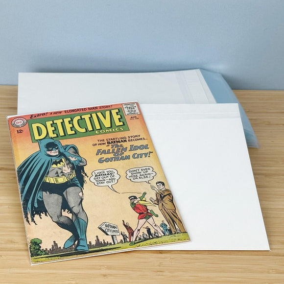 BCW Premade Resealable Silver Comic Bag and Board - Pack of 50