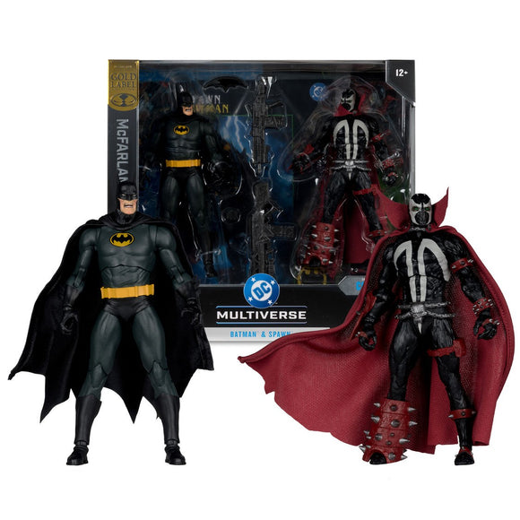DC Multiverse Collector Edition Batman & Spawn 2 Pack Gold Label - McFarlane Toys