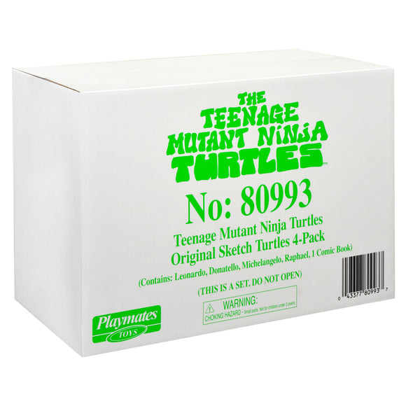 Teenage Mutant Ninja Turtles TMNT 40th Anniversary Original Sketch 4-Pack Bundle