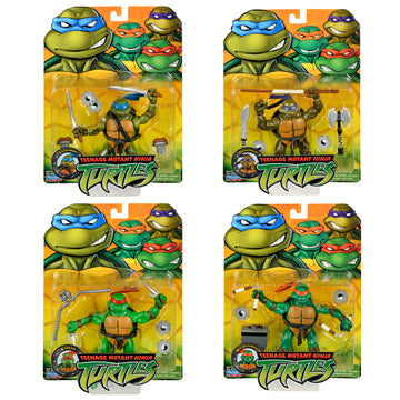 Teenage Mutant Ninja Turtles TMNT Classic 2003 Reissue 4-Pack Bundle Set