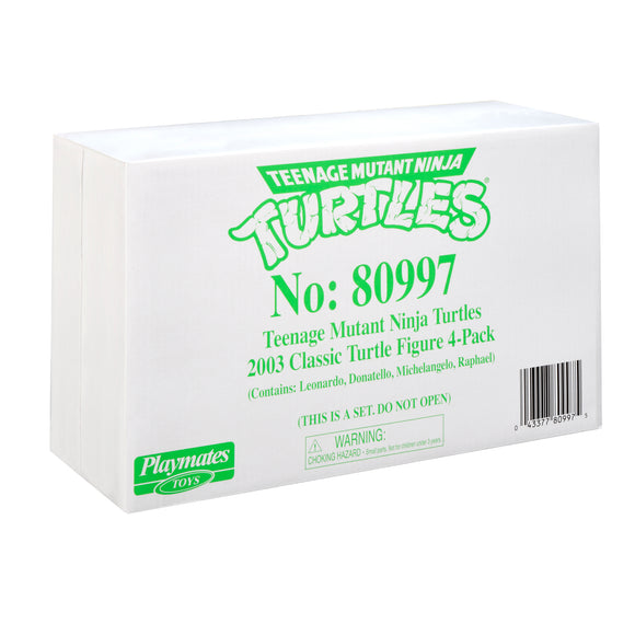 Teenage Mutant Ninja Turtles TMNT Classic 2003 Reissue 4-Pack Bundle Set