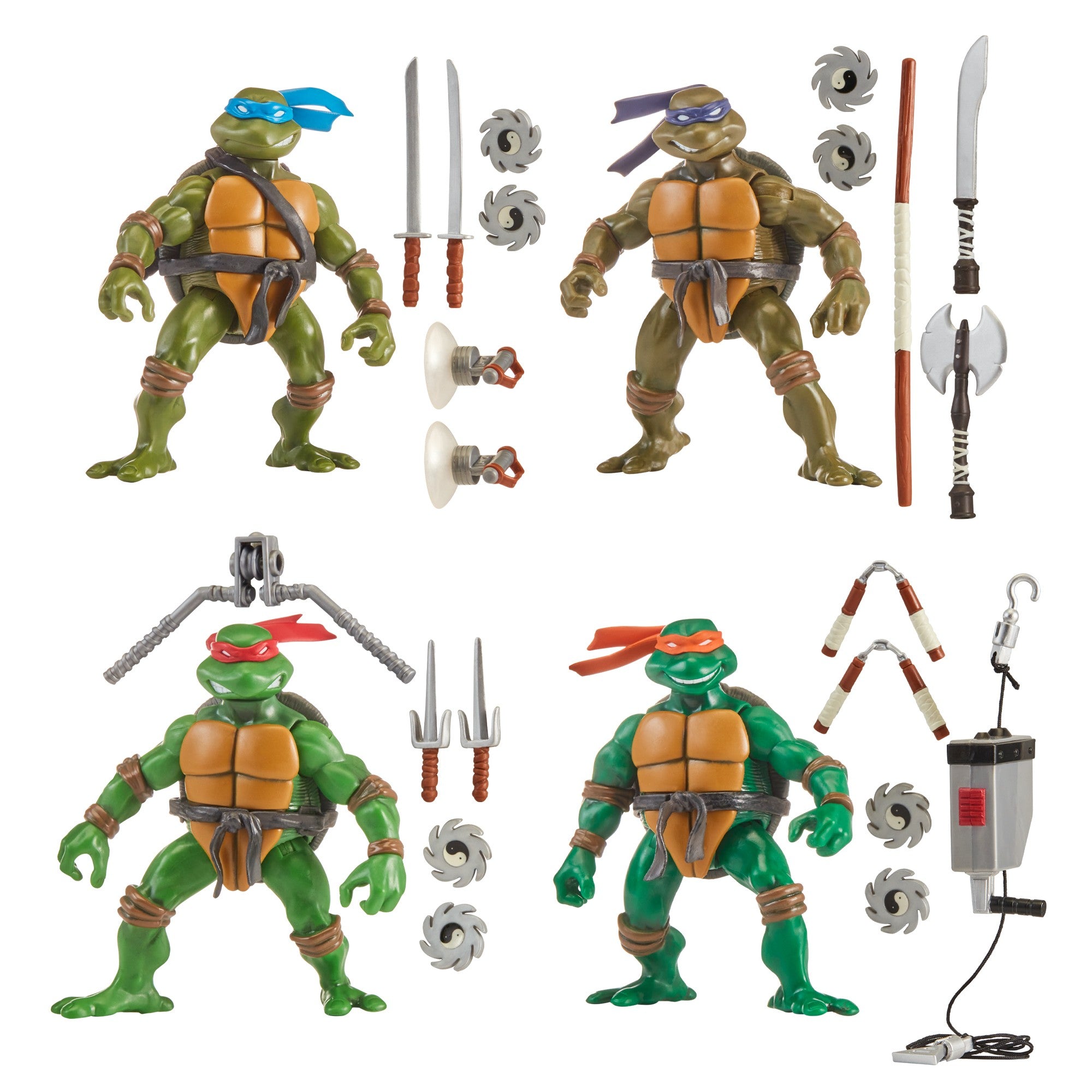 Teenage Mutant Ninja Turtles TMNT Classic 2003 Reissue 4-Pack
