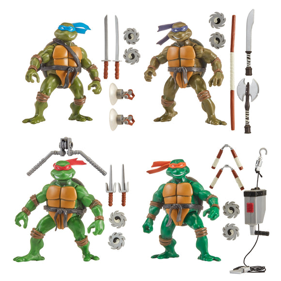 Teenage Mutant Ninja Turtles TMNT Classic 2003 Reissue 4-Pack Bundle Set