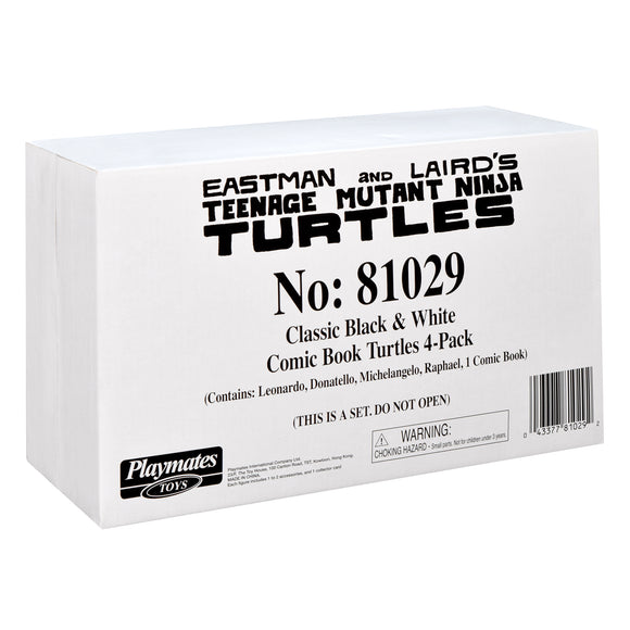 Teenage Mutant Ninja Turtles TMNT 40th Anniversary B/W Comic Book 4-Pack Bundle
