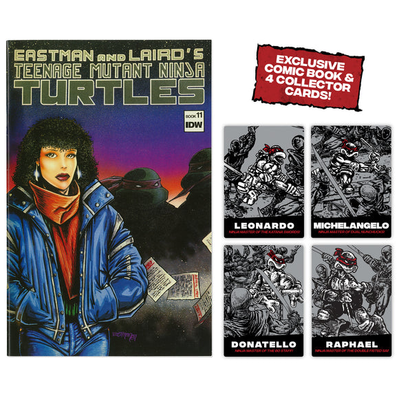 Teenage Mutant Ninja Turtles TMNT 40th Anniversary B/W Comic Book 4-Pack Bundle