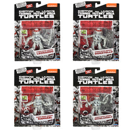 Teenage Mutant Ninja Turtles TMNT 40th Anniversary B/W Comic Book 4-Pack Bundle