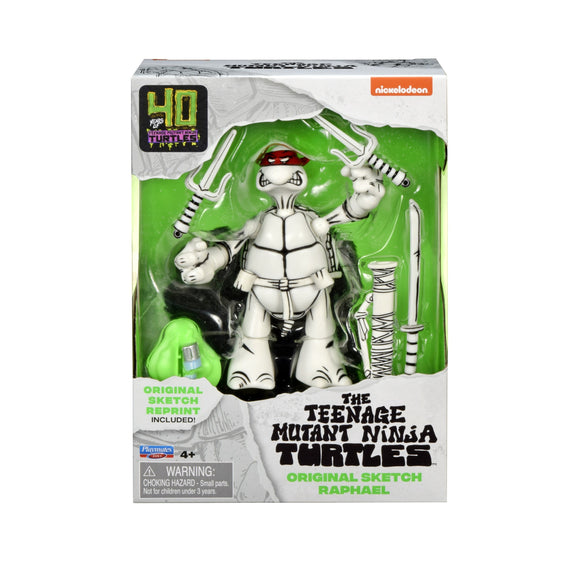 Teenage Mutant Ninja Turtles TMNT 40th Anniversary B/W Original Sketch Bundle x4