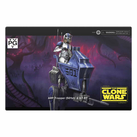 Star Wars Black Series 6" Clone Wars ARF Trooper (501st) & AT-RT