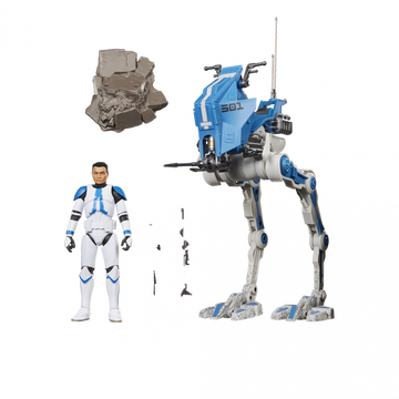 Star Wars Black Series 6" Clone Wars ARF Trooper (501st) & AT-RT - 0