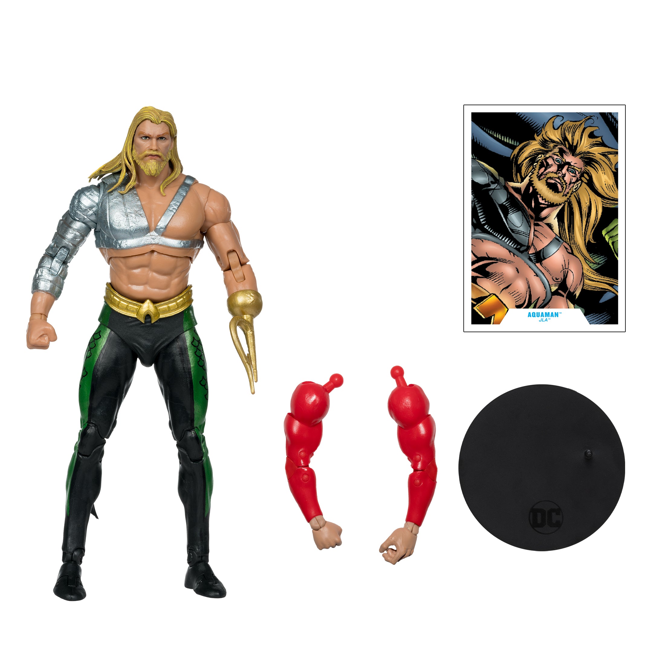 DC Multiverse JLA Aquaman BAF Plastic Man - McFarlane Toys - 0