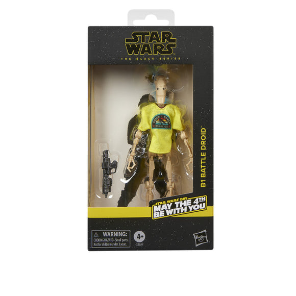 Star Wars Black Series 6" B1 Battle Droid May the 4th Be With You