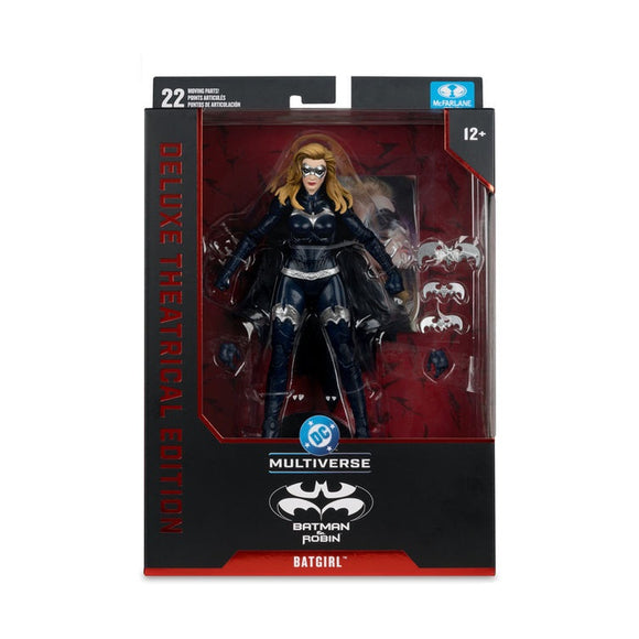 DC Multiverse Deluxe Theatrical Edition Batman & Robin Batgirl - McFarlane Toys