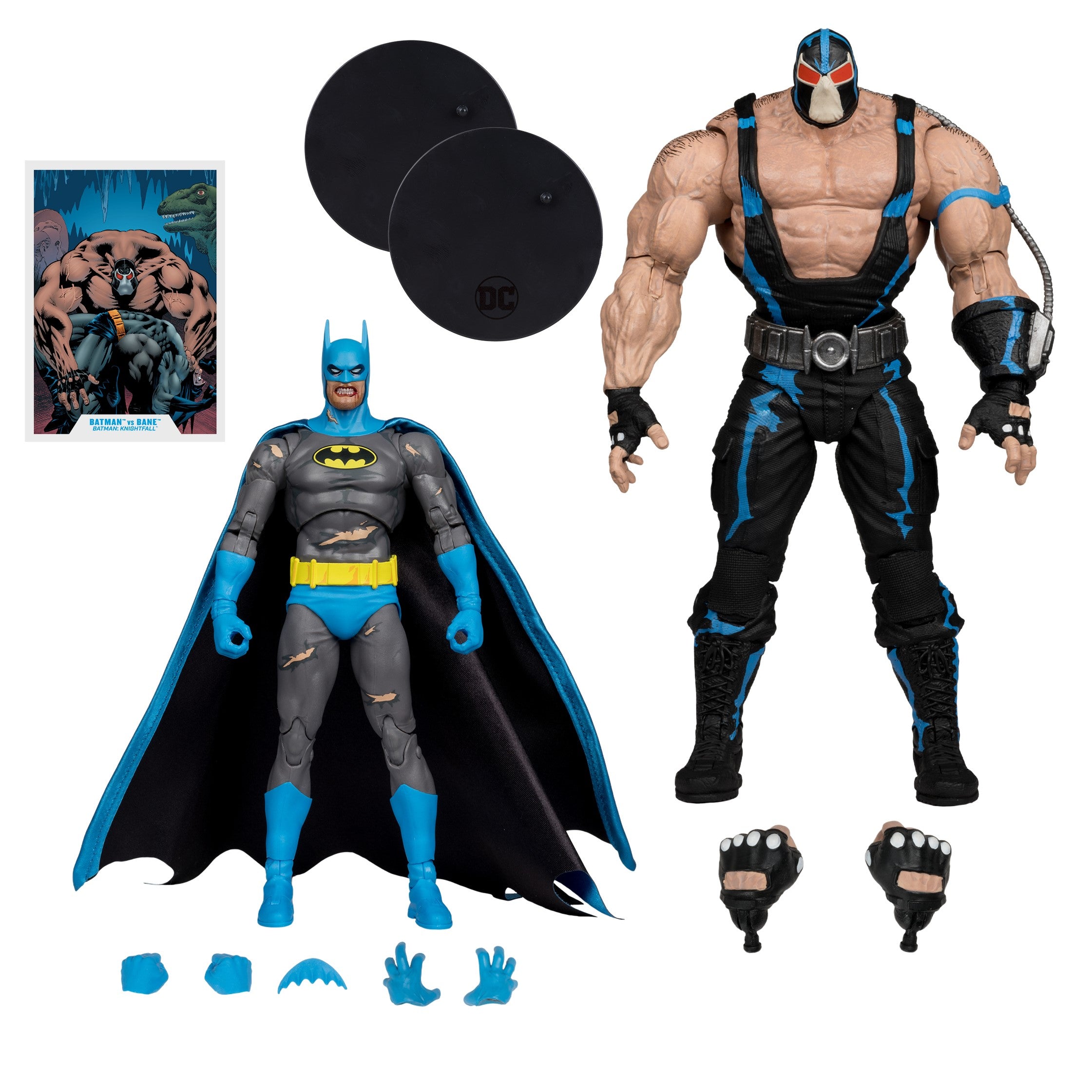 DC Multiverse Knightfall Batman vs Bane 2 Pack - McFarlane Toys