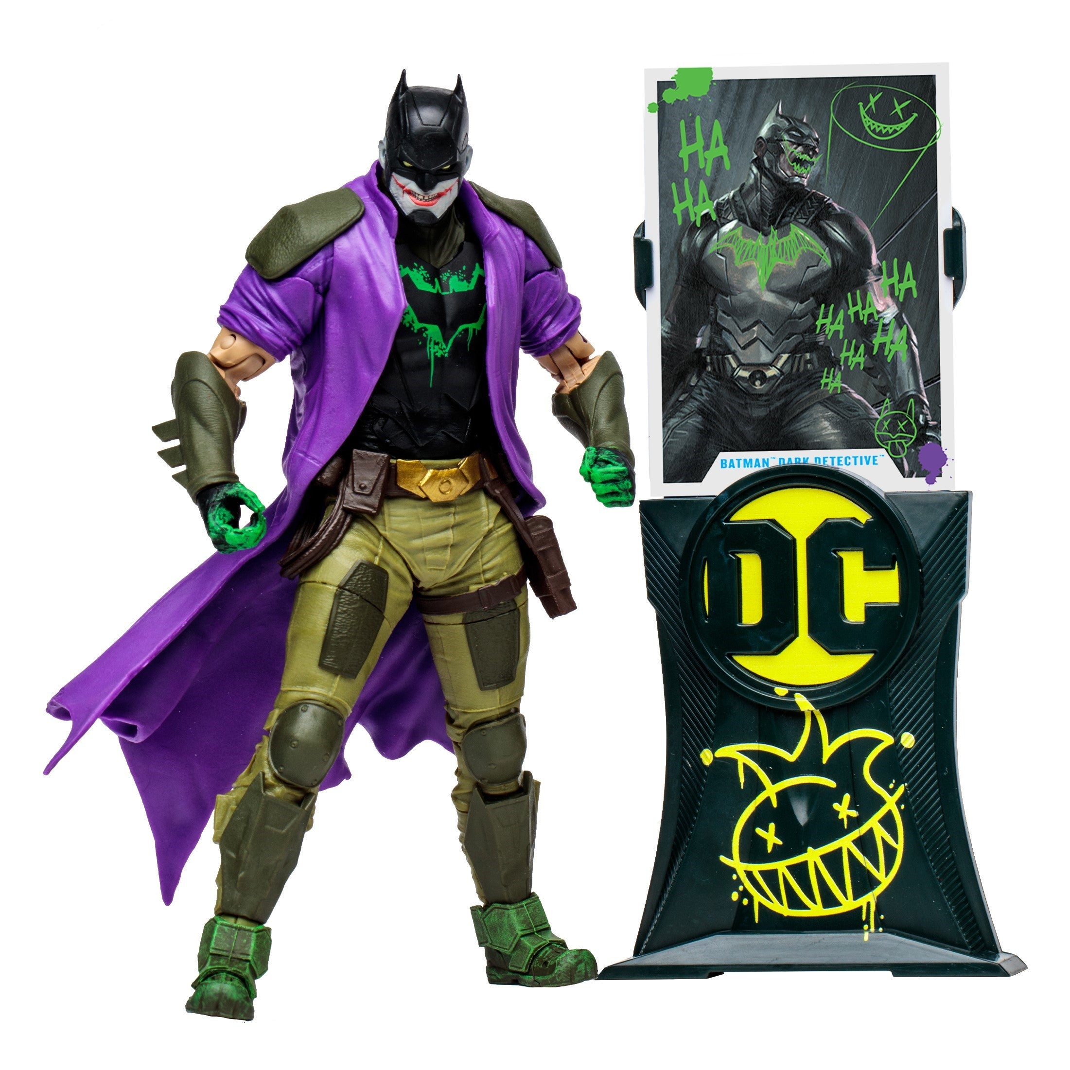 DC Multiverse Future State Batman Dark Detective Jokerized Gold Label McFarlane