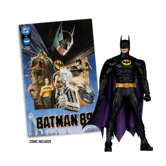 DC Direct Page Punchers Batman 1989 with Comic - McFarlane Toys
