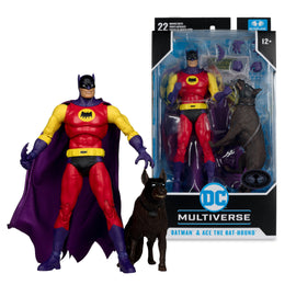 DC Multiverse Silver Age Batman & Ace the Bat-Hound PLATINUM - McFarlane Toys