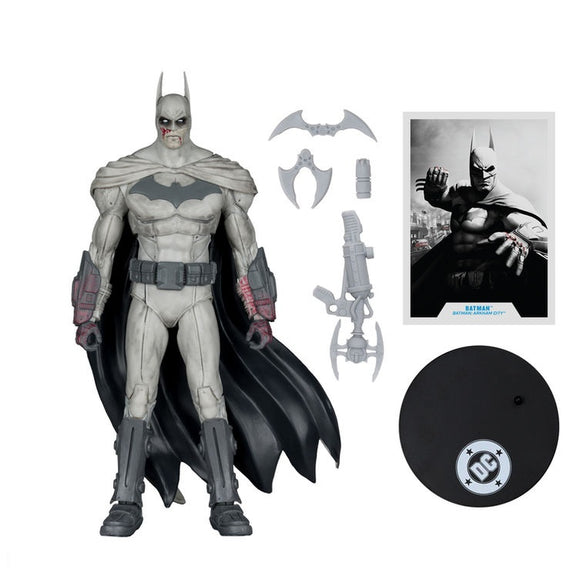 DC Multiverse Arkham City Batman Bloodied Gold Label - McFarlane Toys