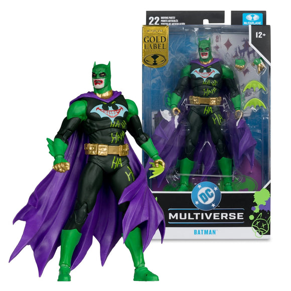 DC Multiverse Joker War Inspired Batman Jokerized Gold Label - McFarlane Toys
