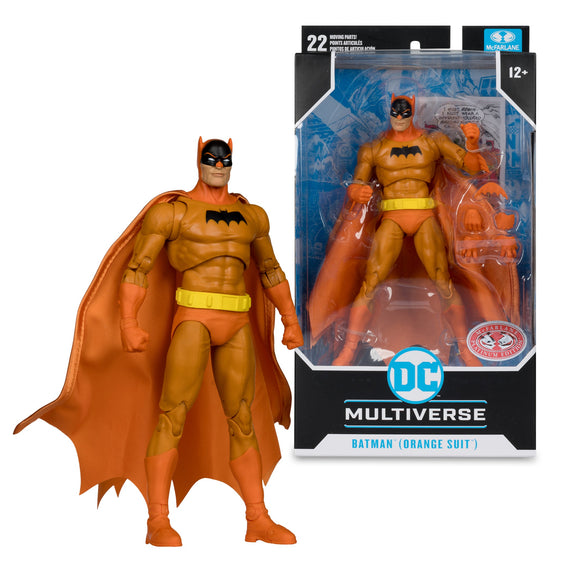DC Multiverse Batman Orange Suit Detective Comics #241 PLATINUM - McFarlane Toys