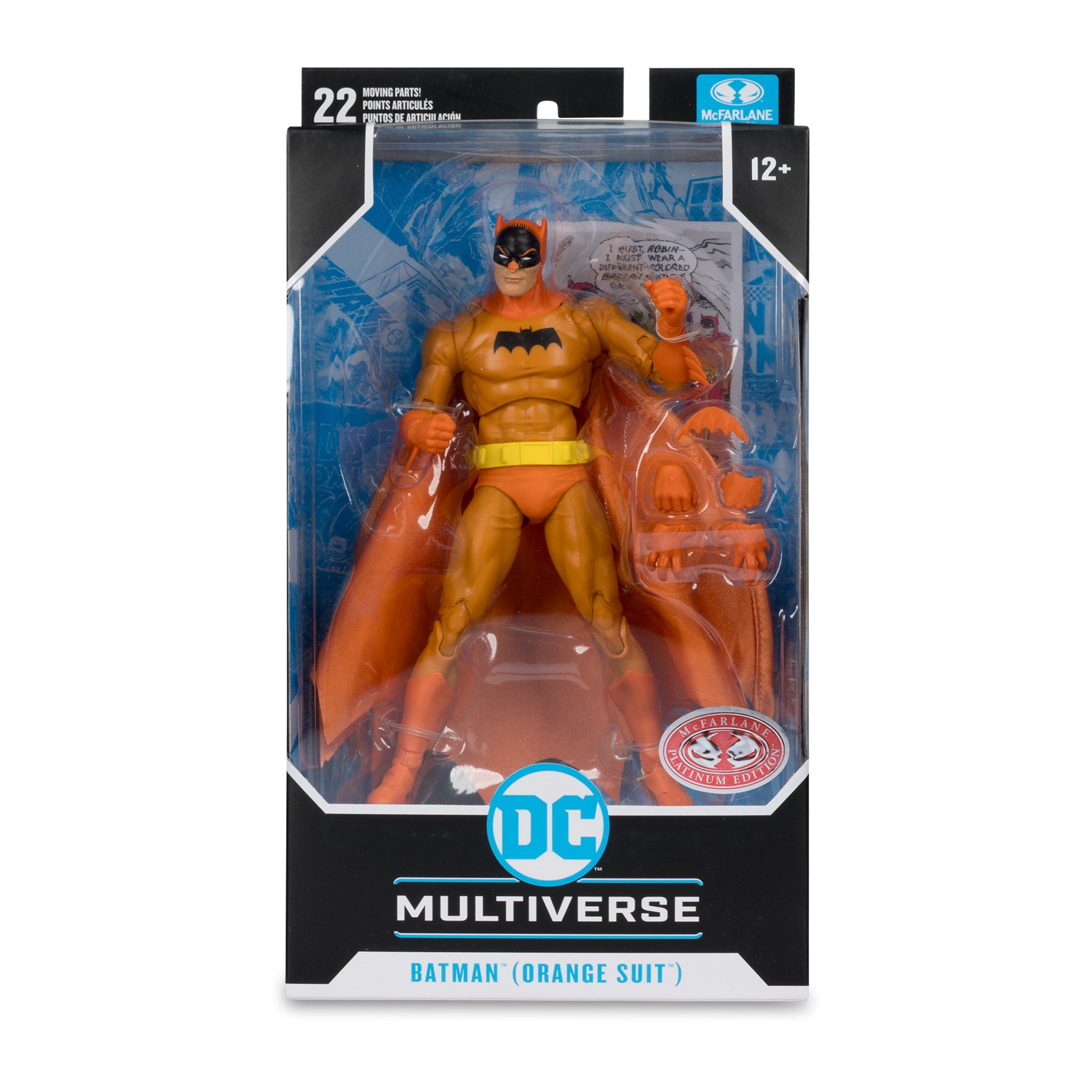 DC Multiverse Batman Orange Suit Detective Comics #241 PLATINUM - McFarlane Toys