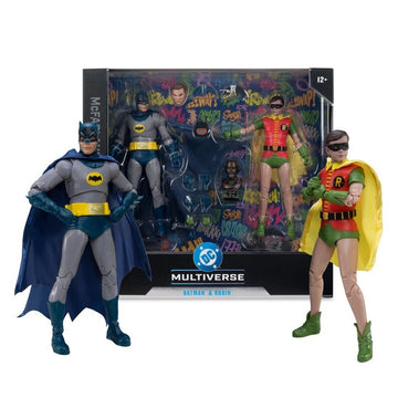 DC Retro Collector Edition 1966 TV Series Batman & Robin 6" - McFarlane Toys