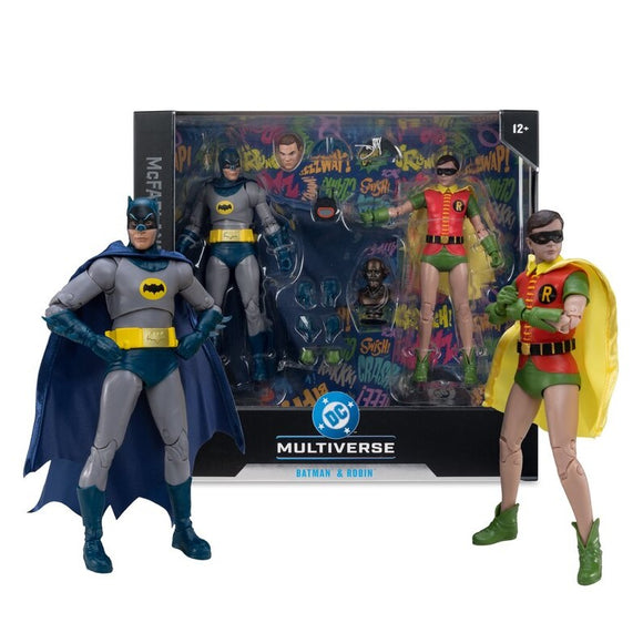 DC Retro Collector Edition 1966 TV Series Batman & Robin 6" - McFarlane Toys