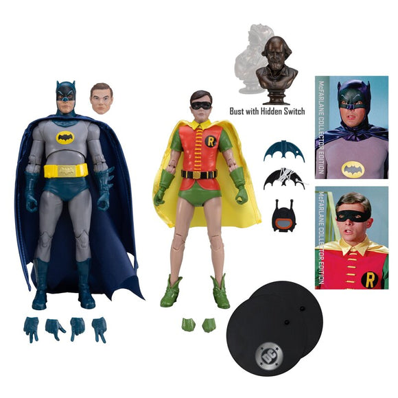DC Retro Collector Edition 1966 TV Series Batman & Robin 6" - McFarlane Toys