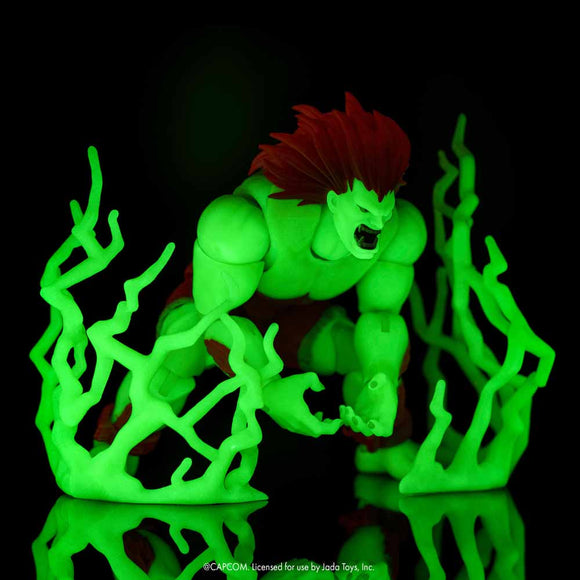 Street Fighter II Blanka Glow in the Dark  6" Figure - Jada Toys