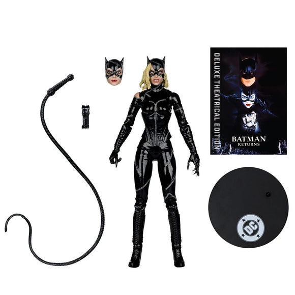 DC Multiverse Deluxe Theatrical Edition Catwoman Battle Damaged Batman Returns