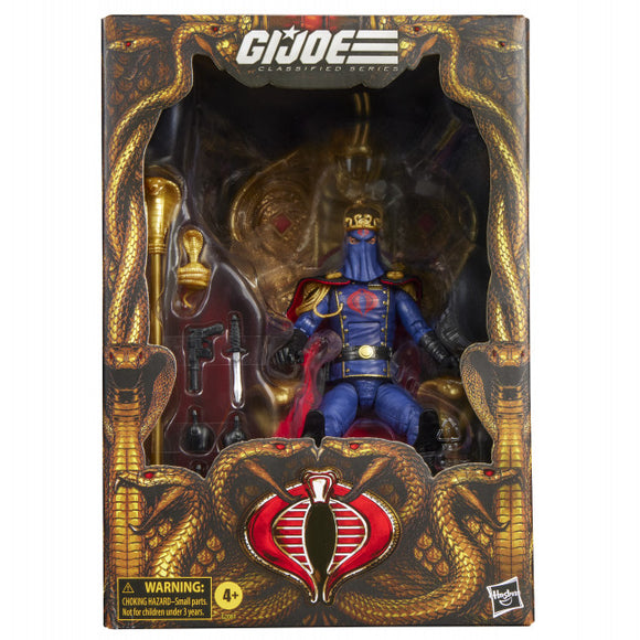 G.I. Joe Classified Series 6" Figure #221 Cobra Commander in Dress Uniform & Throne