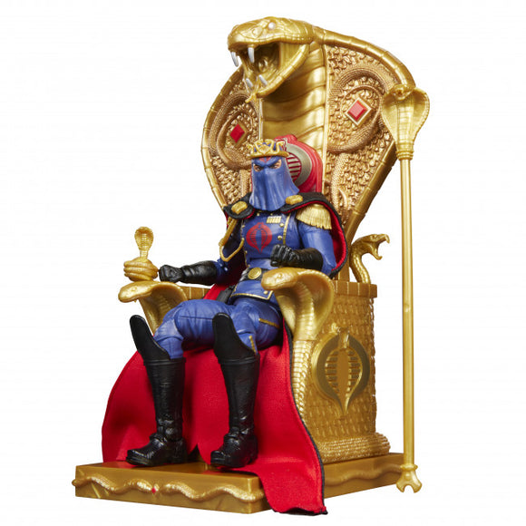 G.I. Joe Classified Series 6" Figure #221 Cobra Commander in Dress Uniform & Throne