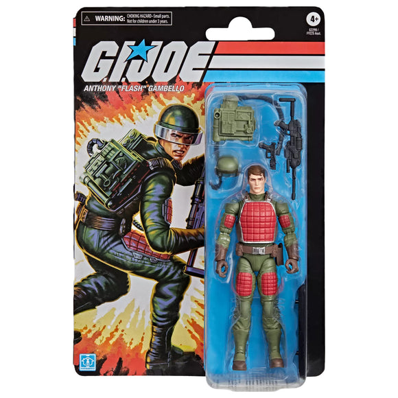 G.I. Joe Classified Series Retro Cardback 6" Figure Anthony Flash Gambello