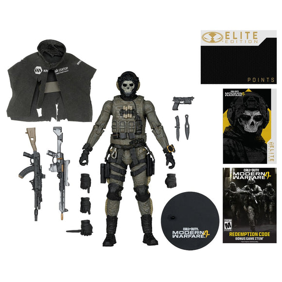 Call Of Duty Modern Warfare 4 Ghost 7" Deluxe Elite Edition - McFarlane Toys