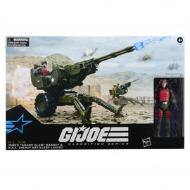 G.I. Joe Classified Series 6" Figure #213 James Grand Slam Barney & H.A.L. Heavy Artillery Laser