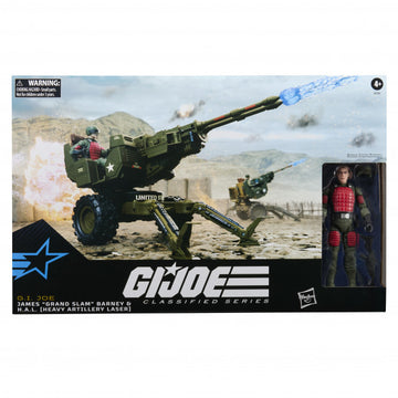 G.I. Joe Classified Series 6" Figure #213 James Grand Slam Barney & H.A.L. Heavy Artillery Laser