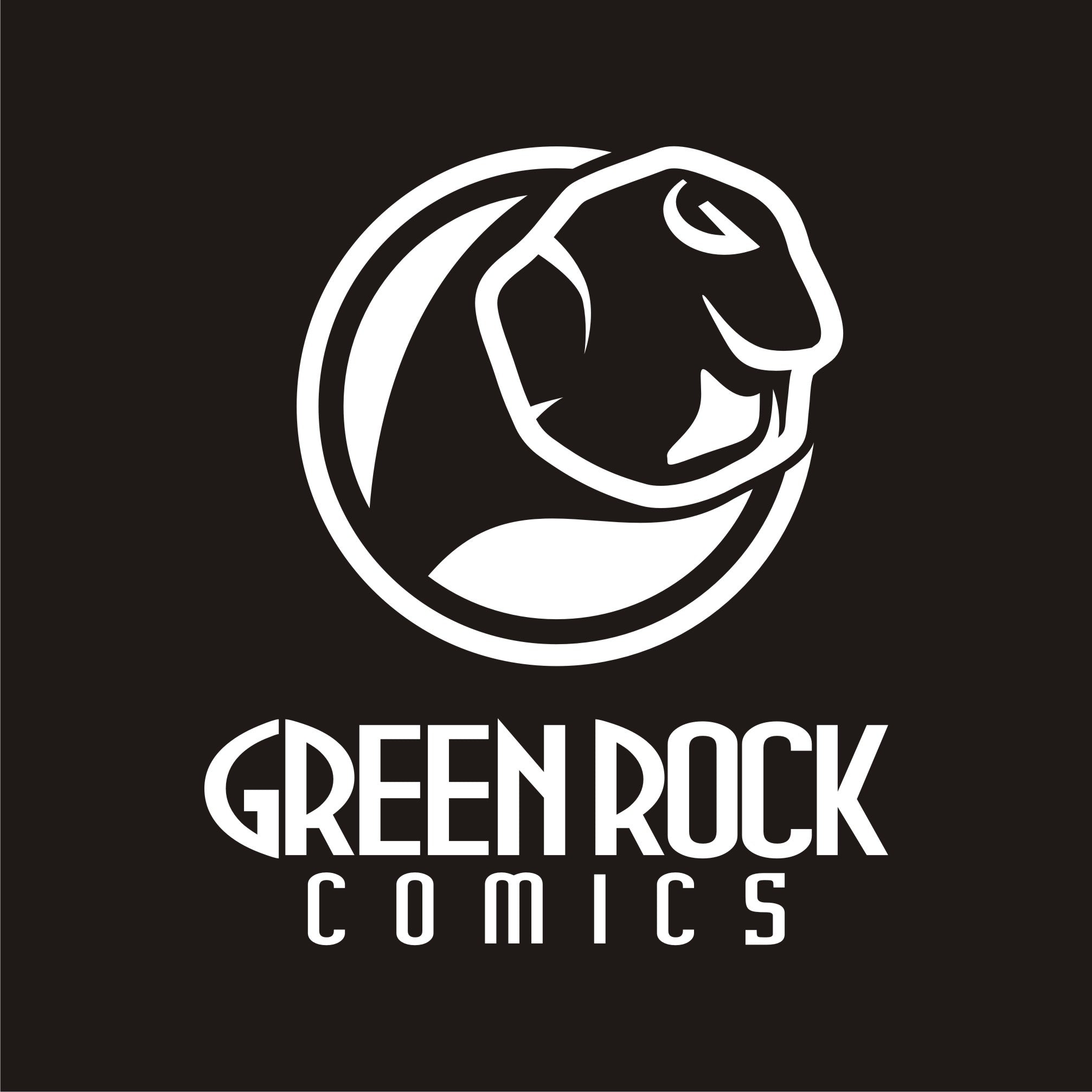 Green rock comics bw reversed