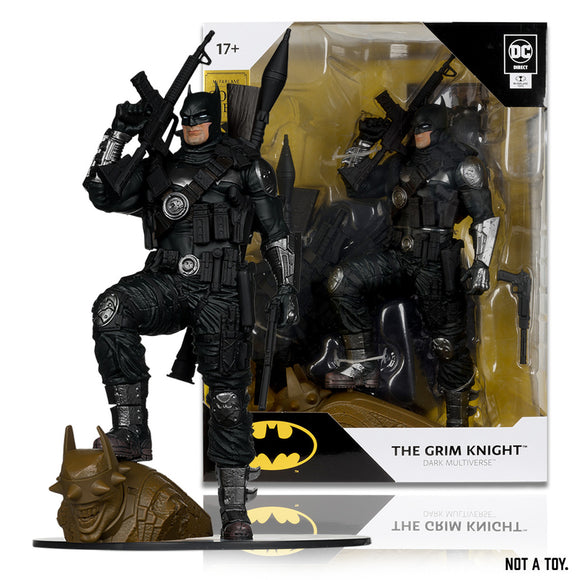DC Direct Dark Multiverse Grim Knight 1:6 Scale Statue Gold Label - McFarlane