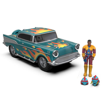 M.A.S.K. Hurricane Vehicle with Hondo MacLean Action Figure - 0